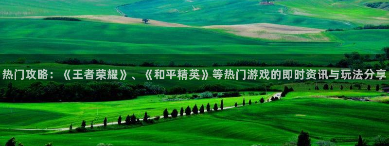 辉达娱乐注册：热门攻略：《王者荣耀》、《和平精英》等热门游戏